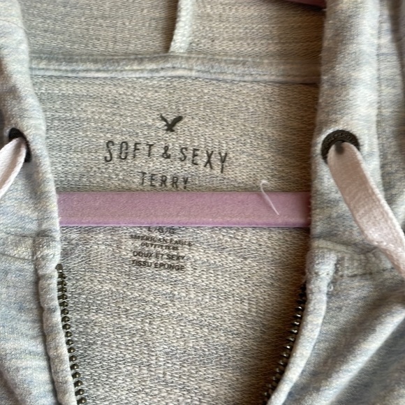 AE Soft & Sexy Terry Zip Up Hoodie - Picture 6 of 8